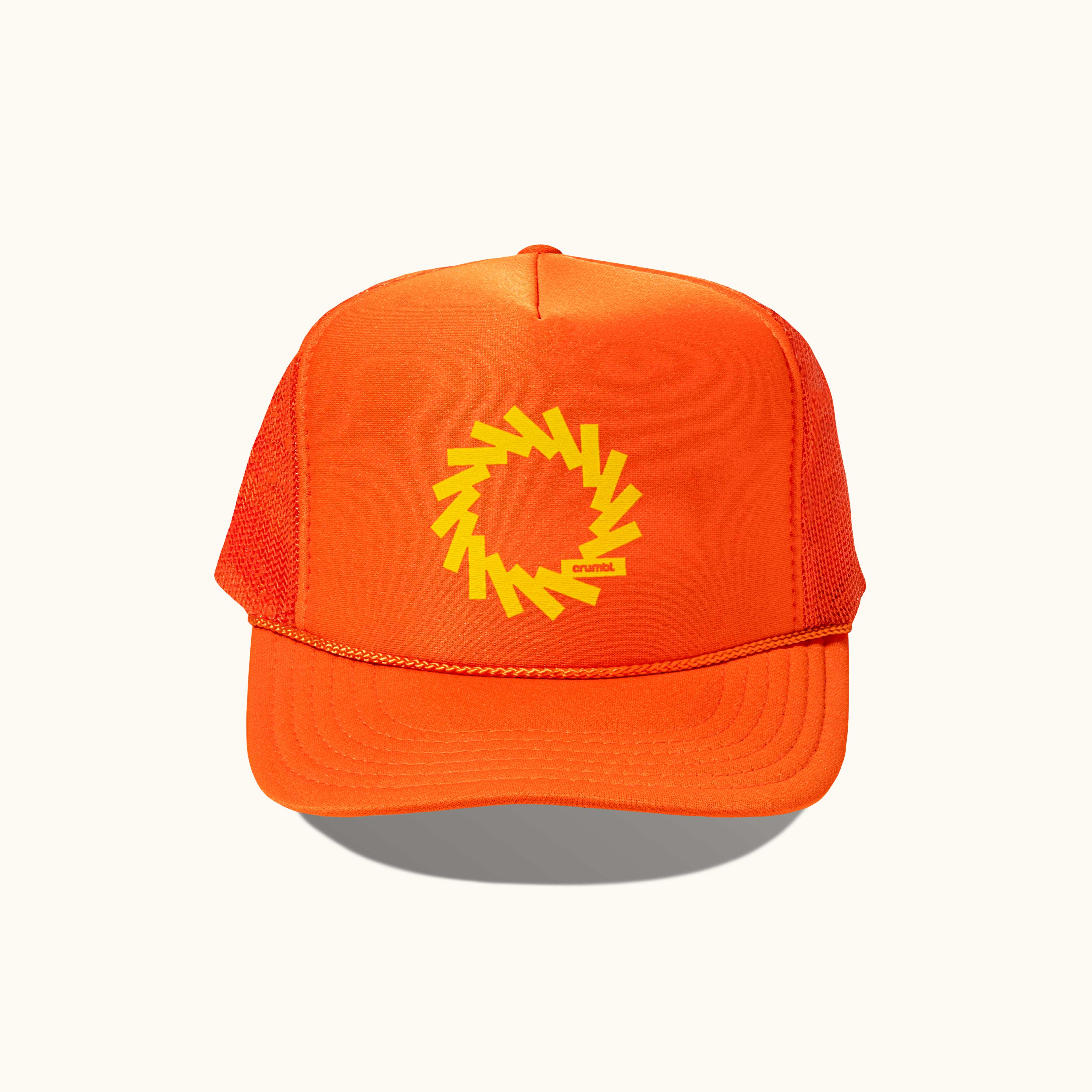 Trucker Hat Red Orange Hat Heritage Trucker Hat Sandbar/Orange