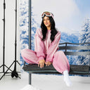 Pink Sun Faded Sweatpants