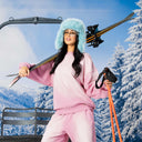 Pink Sun Faded Crew Neck